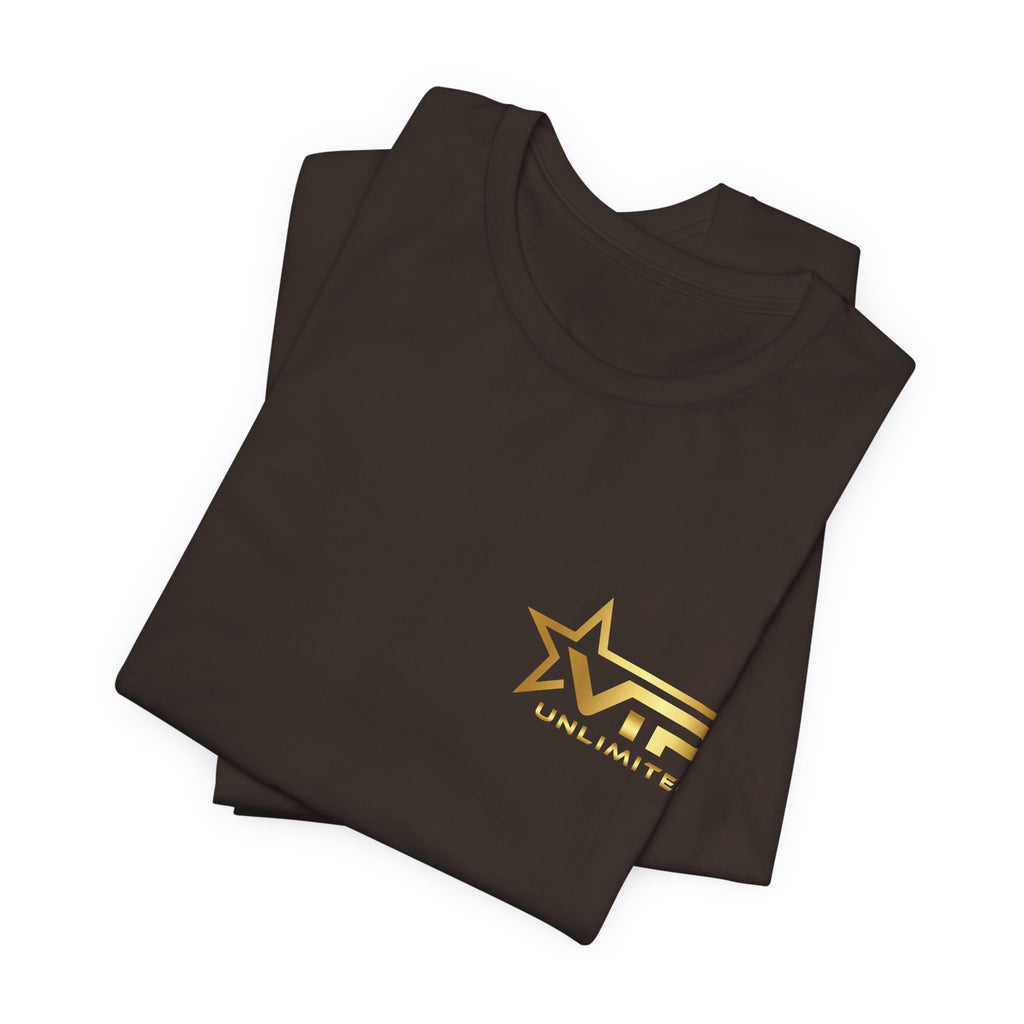 VIP Unlimited Logo T-Shirt — Gold Star Chest Tee