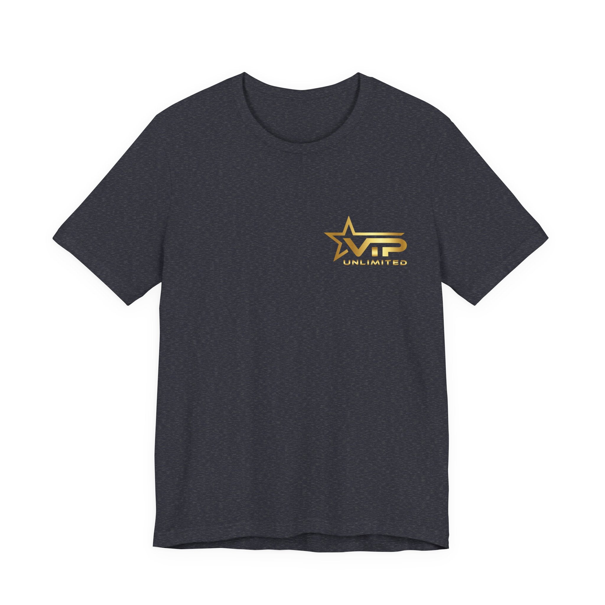 VIP Unlimited Logo T-Shirt — Gold Star Chest Tee