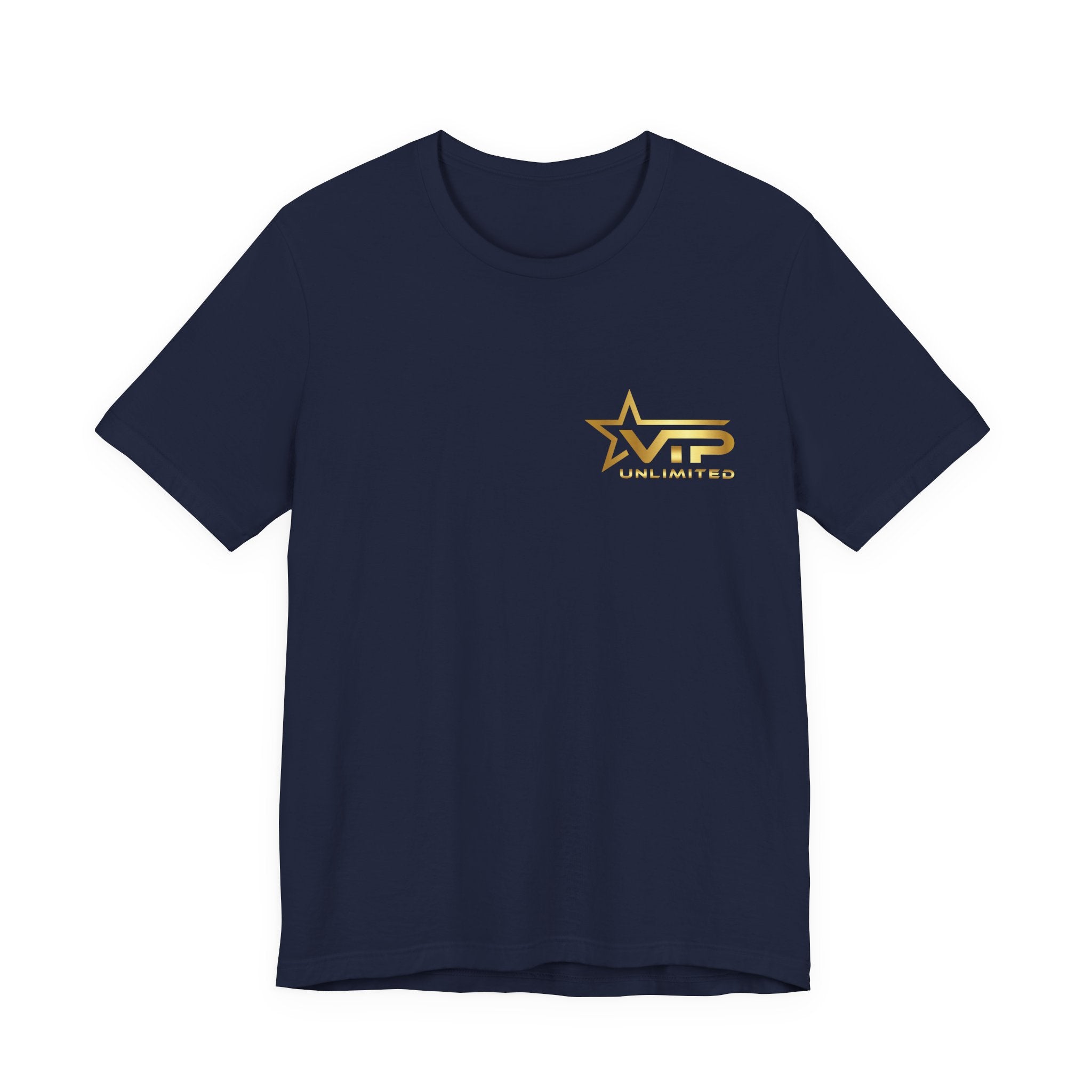 VIP Unlimited Logo T-Shirt — Gold Star Chest Tee