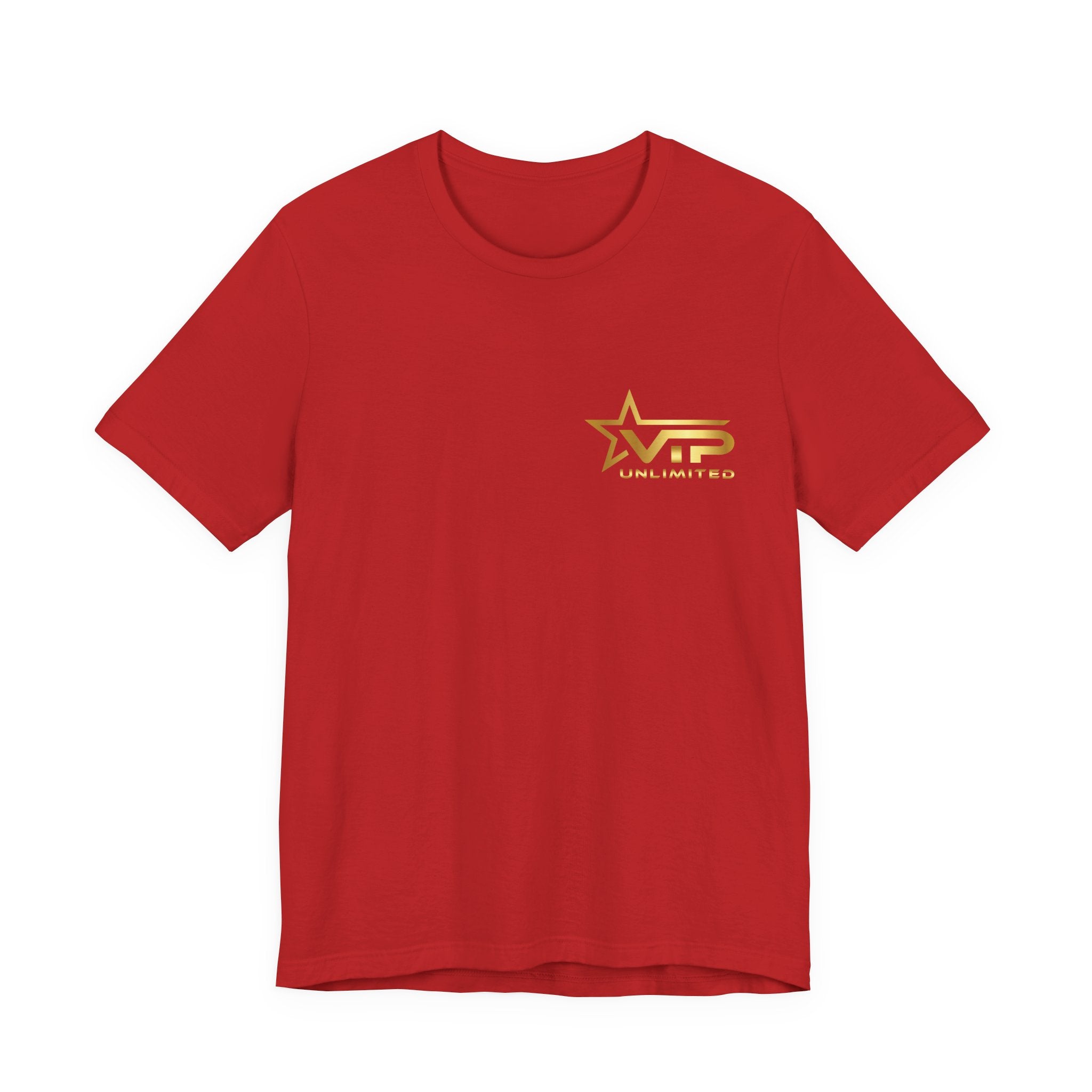VIP Unlimited Logo T-Shirt — Gold Star Chest Tee