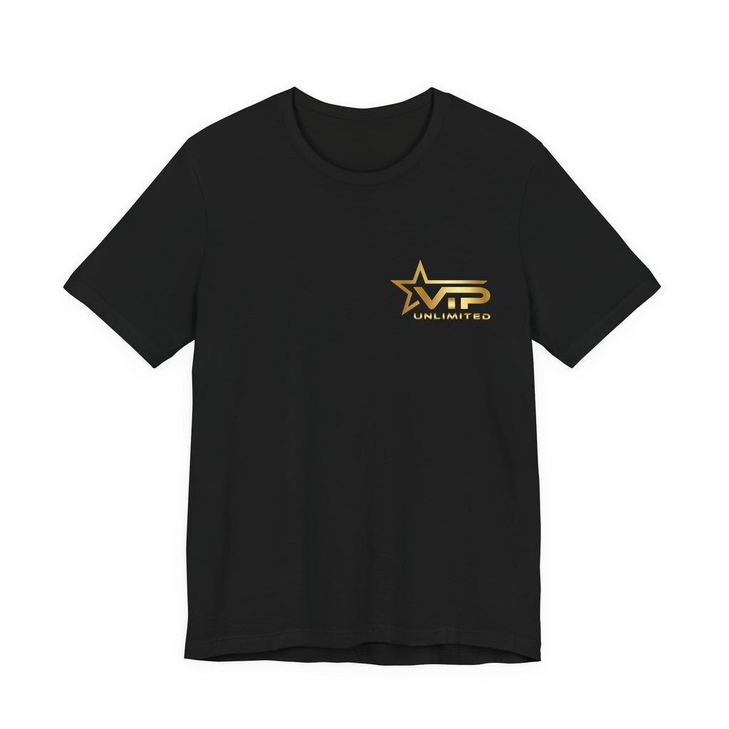 VIP Unlimited Logo T-Shirt — Gold Star Chest Tee